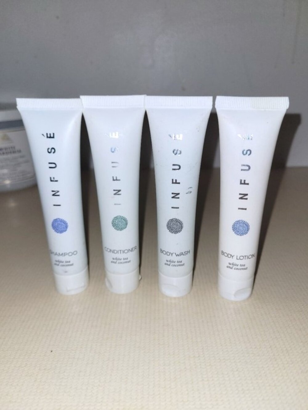 New Set of 4 EcoWell Infusé Shampoo Conditioner BodyWash Lotion